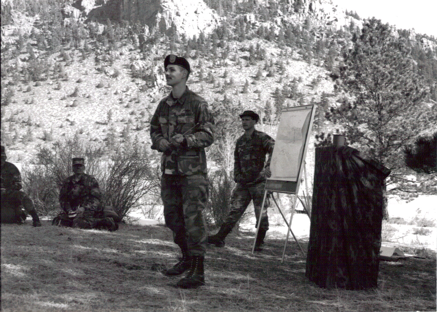 Military training instruction